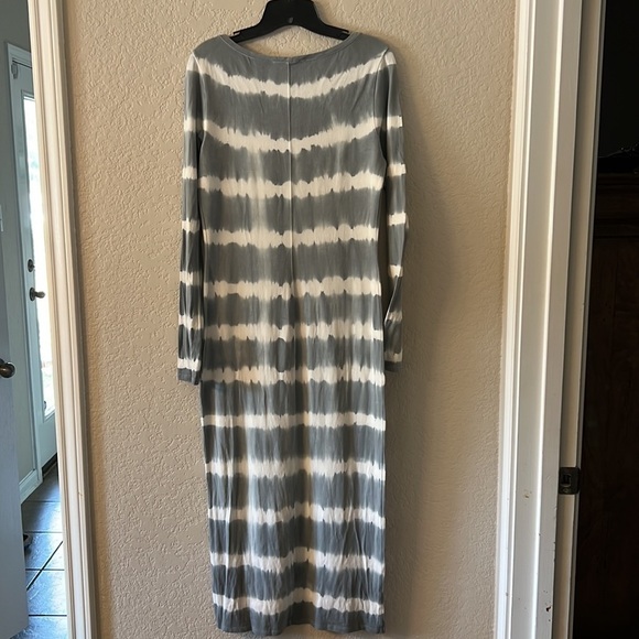 Peruvian Connection XS Beachcomber Tie Dye Boho Beachy  Long Sleeve Maxi Dress. - Picture 5 of 9